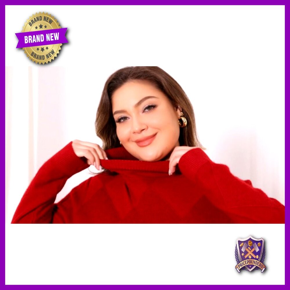 Plus Size Lightweight Turtleneck Pullover Sweater… - image 6